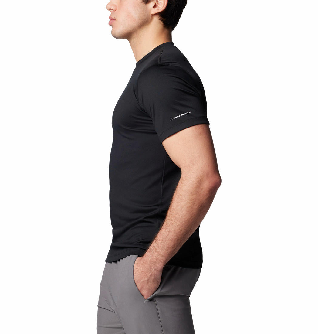 Columbia Men Black Zero Rules Short Sleeve Graphic Shirt