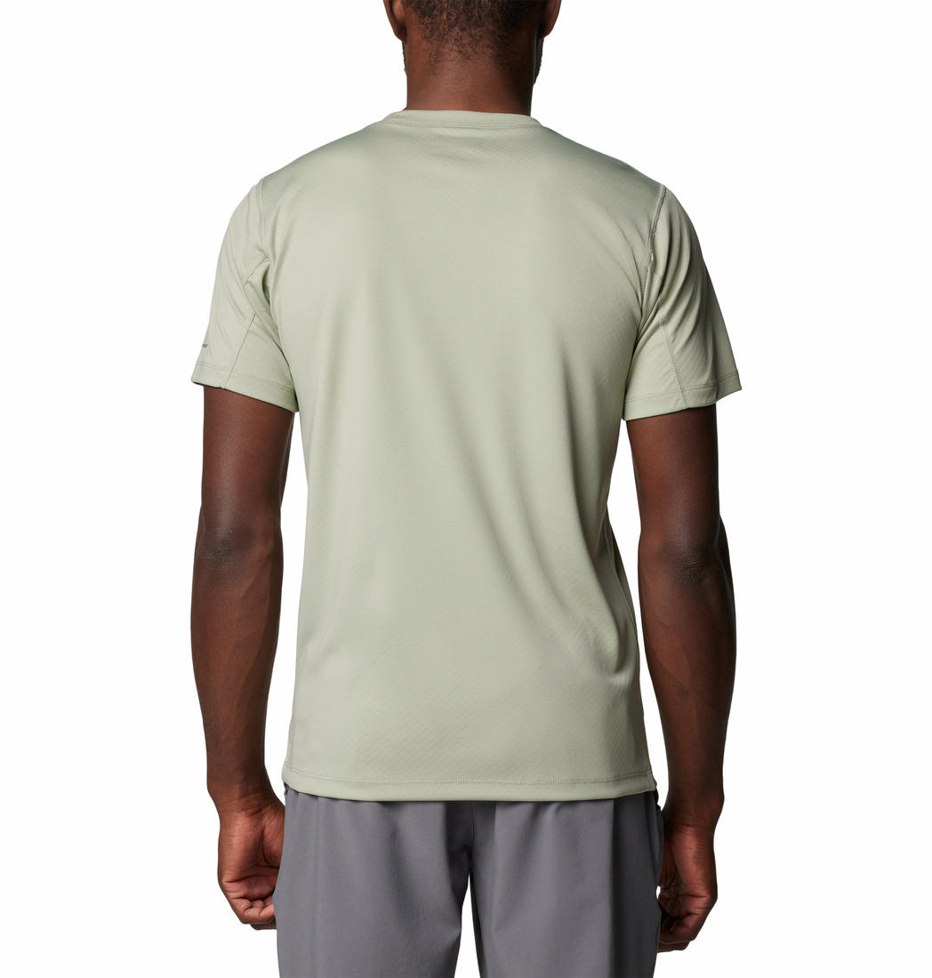 Columbia Men Green Zero Rules Short Sleeve Graphic Shirt