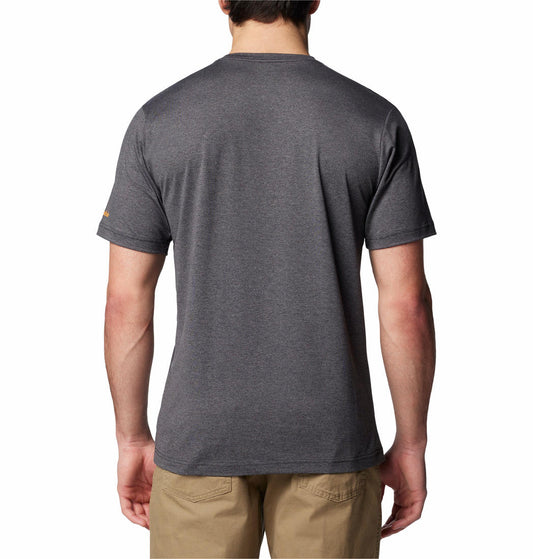 Columbia Mens Black Kwick Hike Graphic Short Sleeve Tshirt