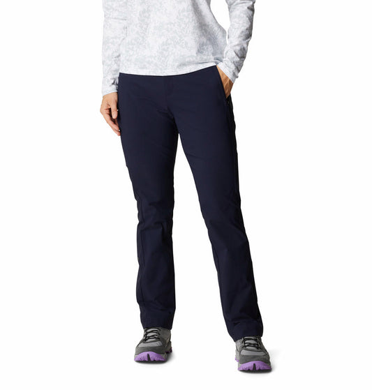 Columbia Women Navy Blue Firwood Core Pant