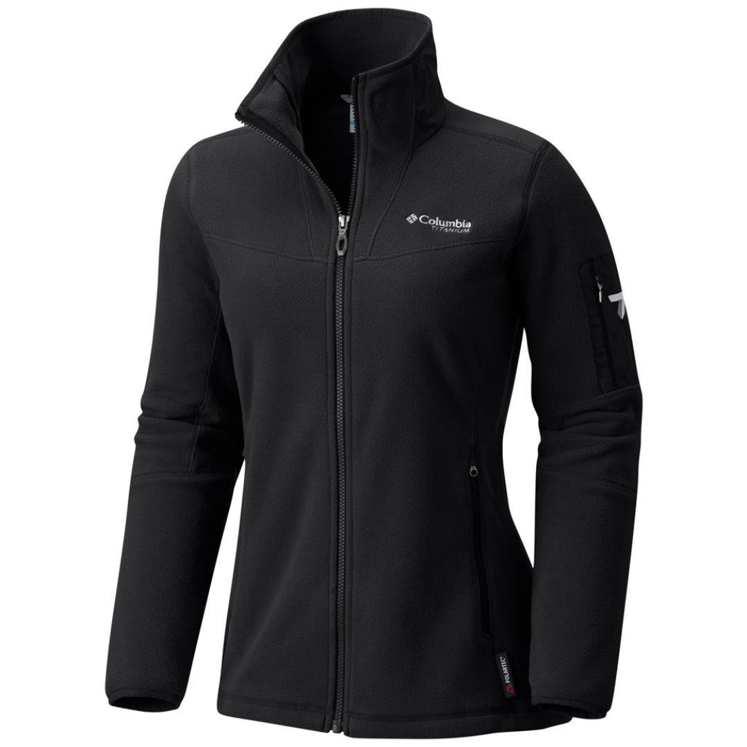 Columbia Women Black Titan Pass II 2.0 Fleece Jacket