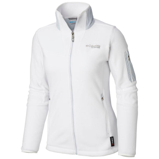 Columbia Women White Titan Pass II 2.0 Fleece Jacket
