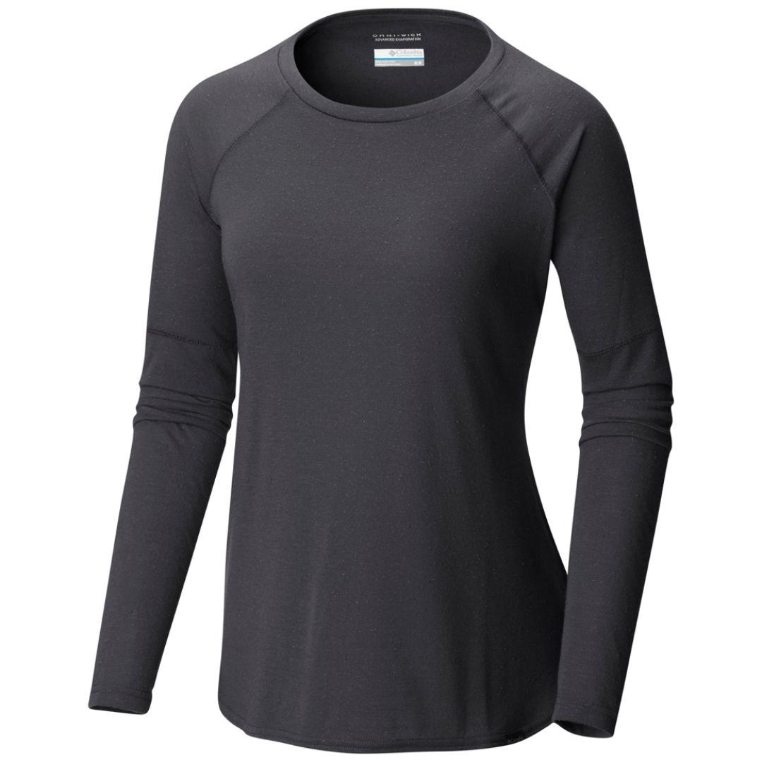 Columbia Women Black Trail Shaker II Long Sleeve Shirt