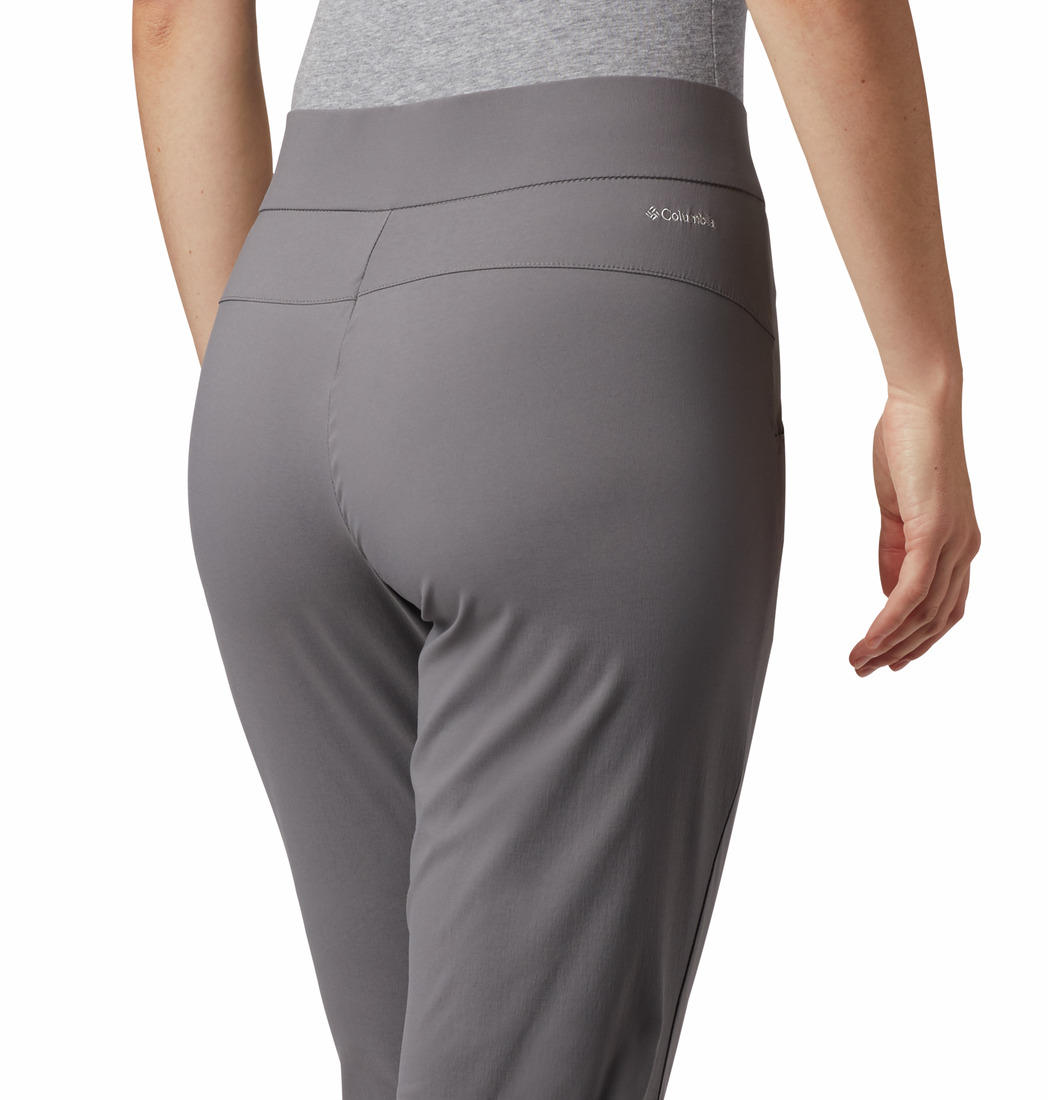 Columbia Women Grey Anytime Casual Pull On Pant