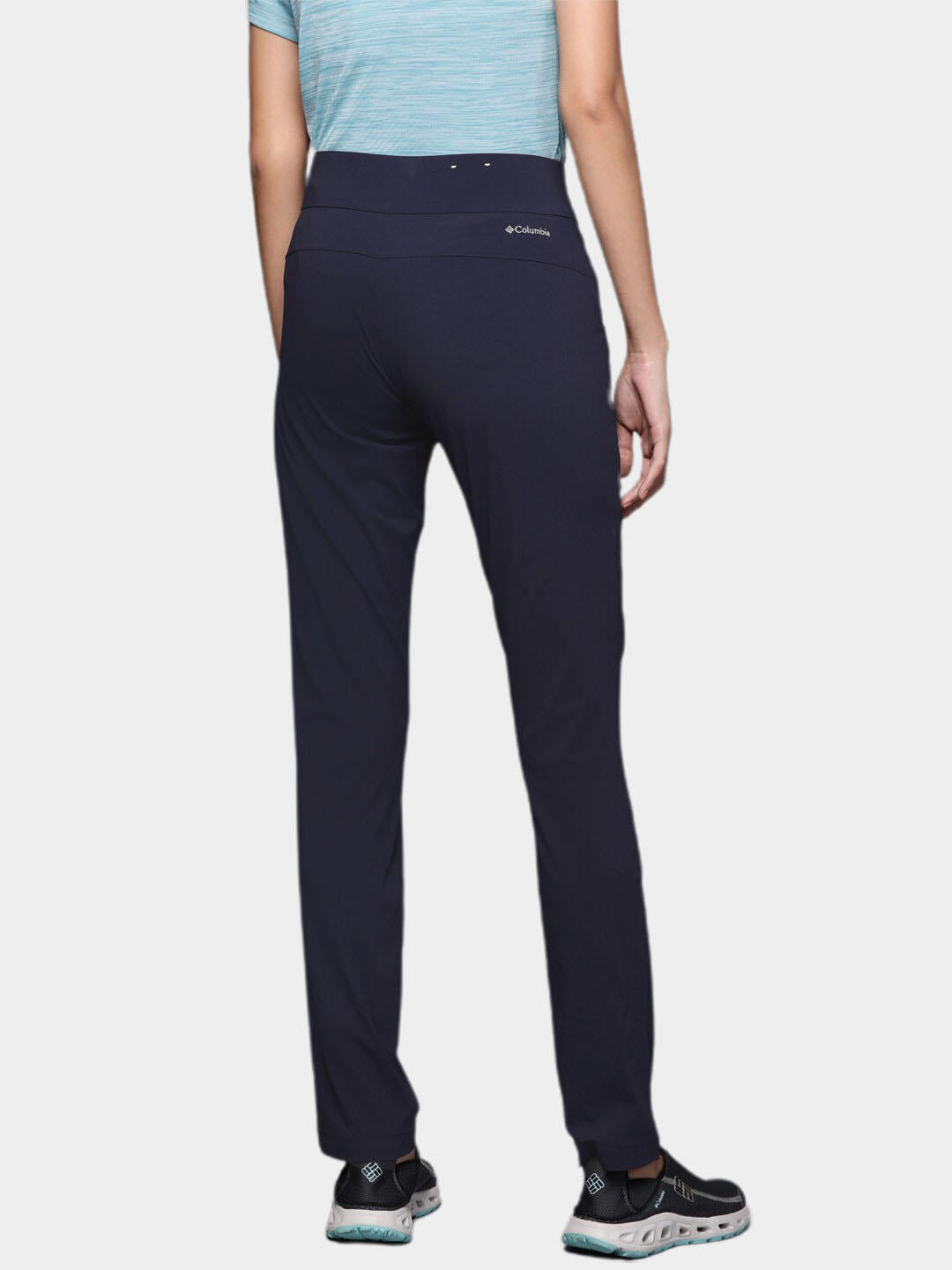 Columbia Women Navy Blue Anytime Casual Pull On Pant