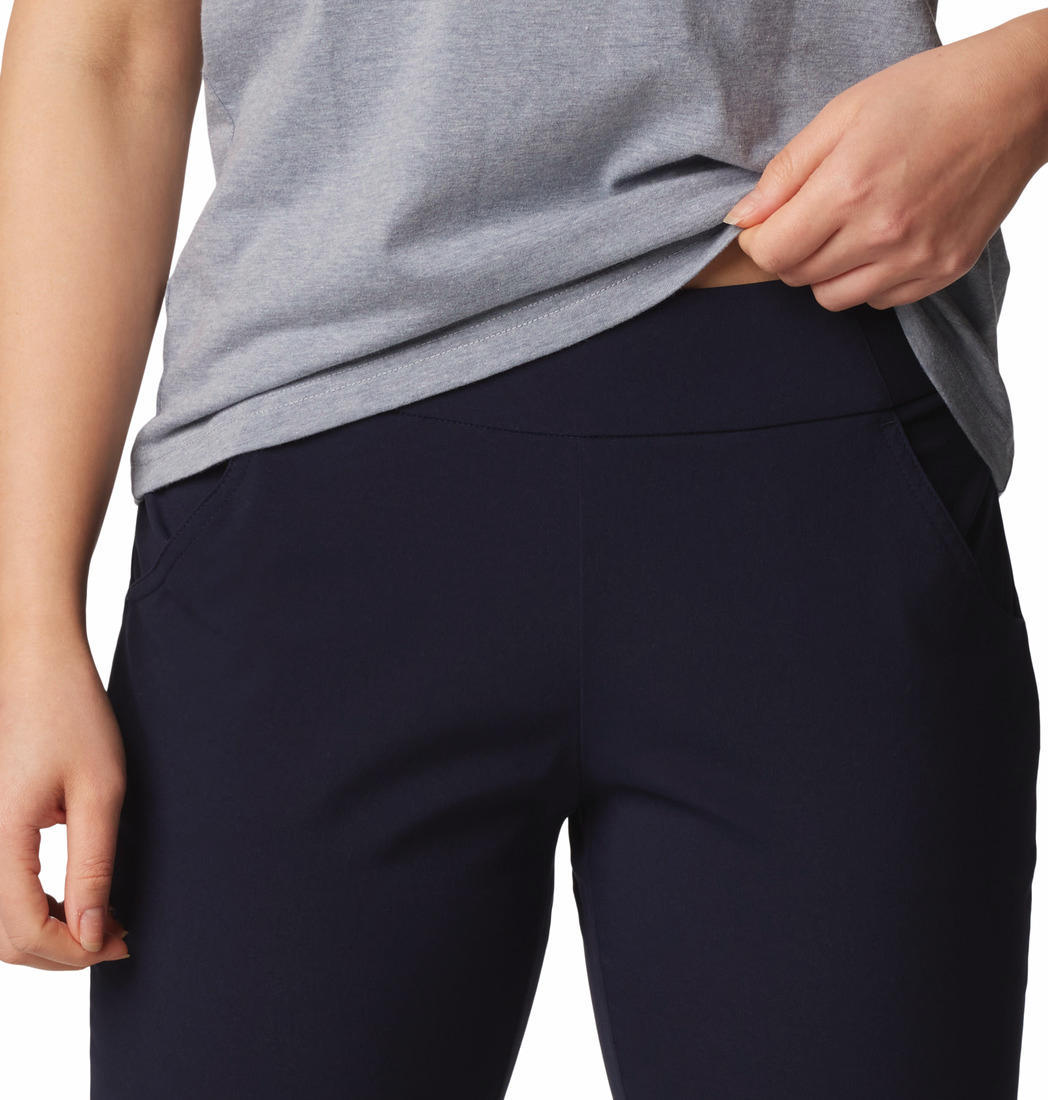 Columbia Women Navy Blue Anytime Casual Pull On Pant