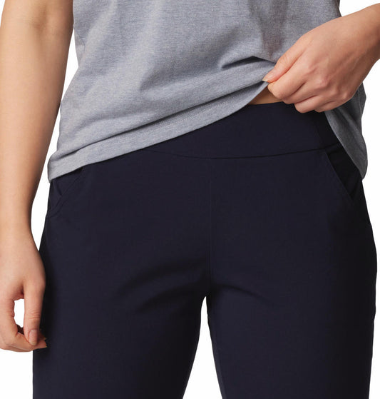 Columbia Women Navy Blue Anytime Casual Pull On Pant