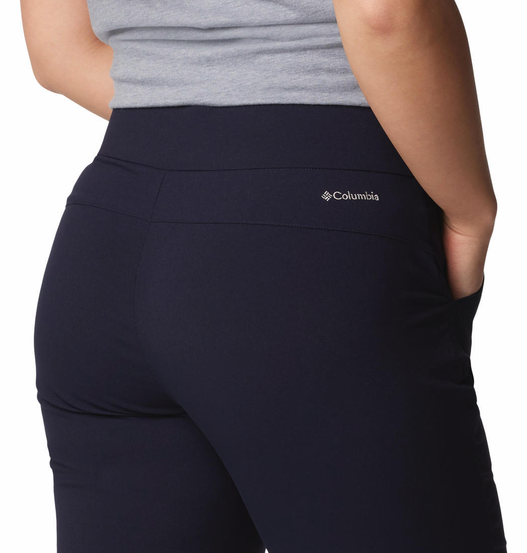 Columbia Women Navy Blue Anytime Casual Pull On Pant