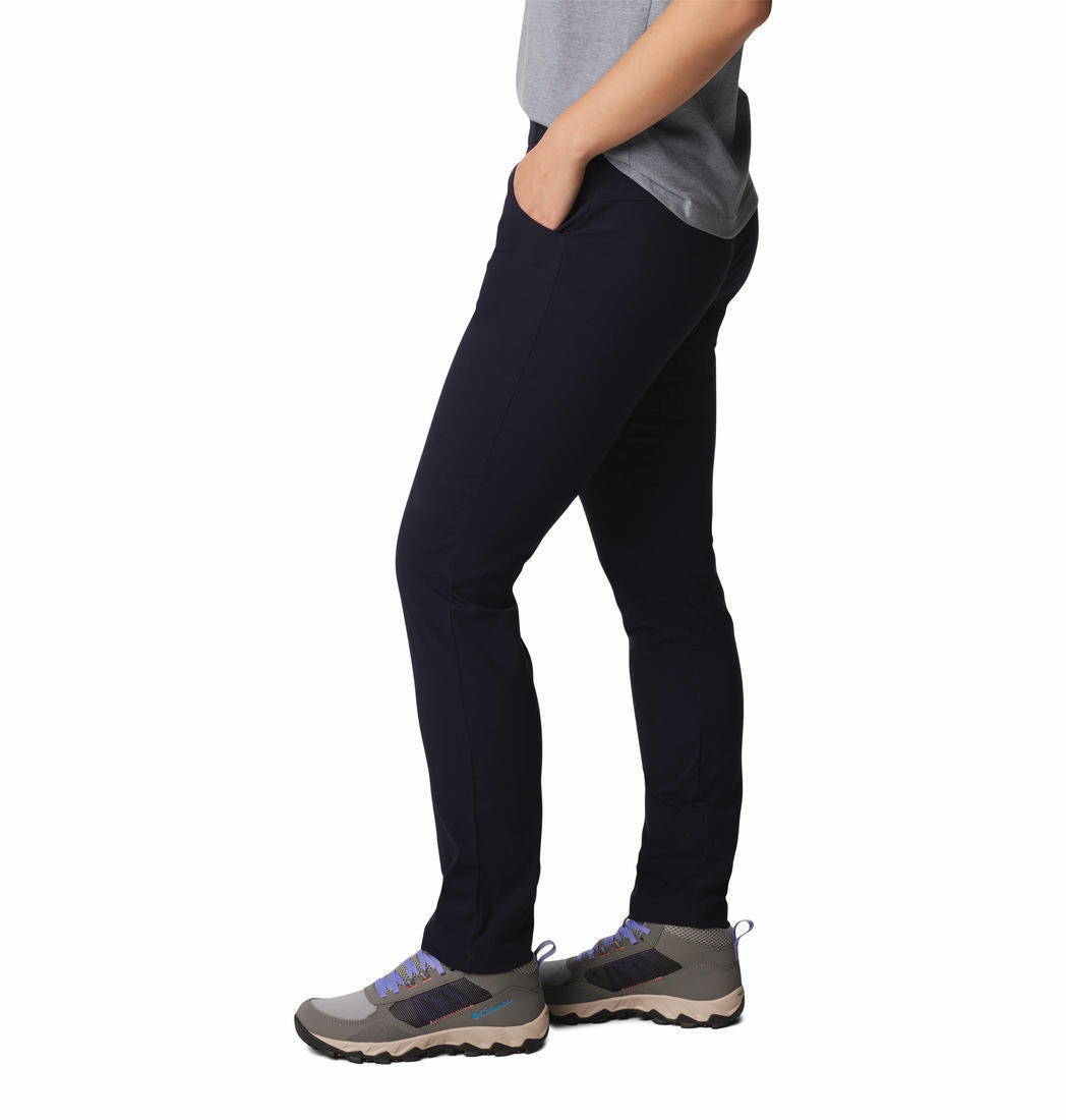 Columbia Women Navy Blue Anytime Casual Pull On Pant