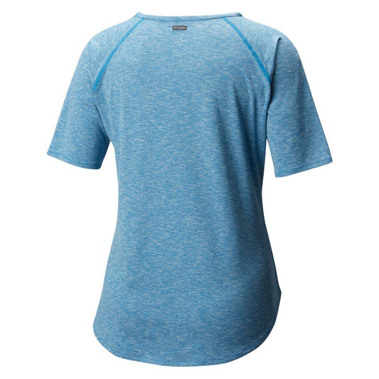 Columbia Women Blue Wander More SS T-Shirt