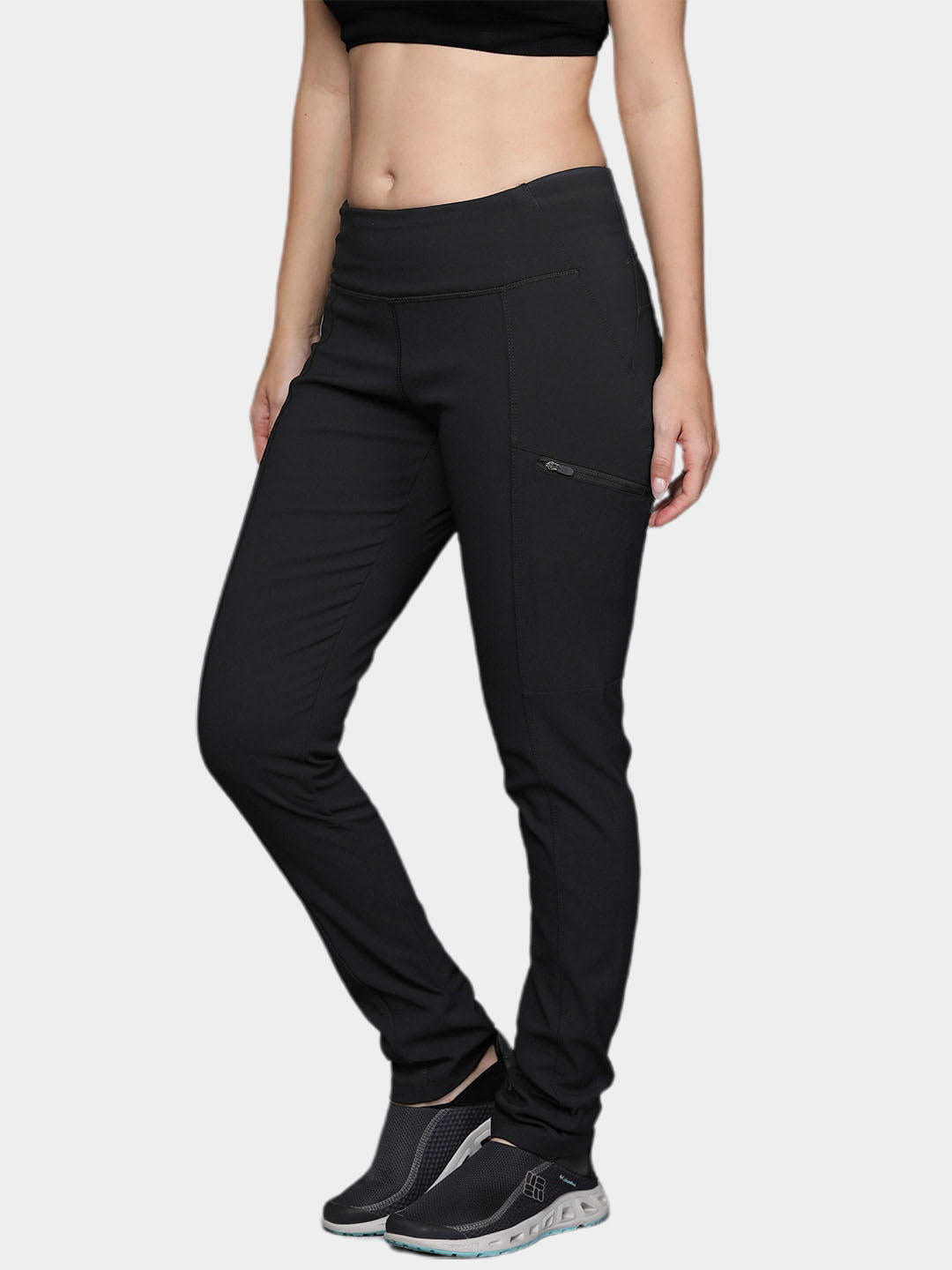 Columbia Women Black Back Beauty Highrise Warm Winter Pant