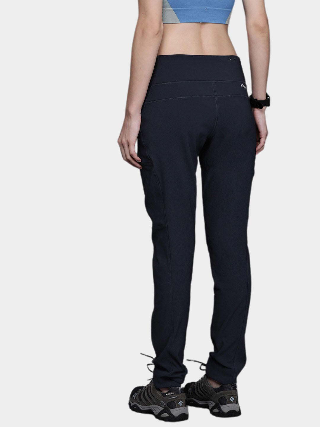 Columbia Women Navy Blue Back Beauty Highrise Warm Winter Pant