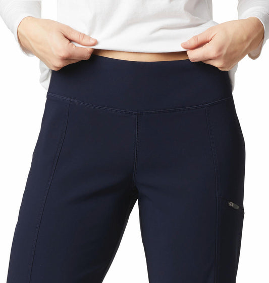 Columbia Women Navy Blue Back Beauty Highrise Warm Winter Pant