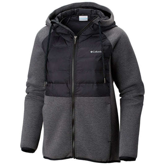 Columbia Women Black Northern Comfort Hybrid Hoodie