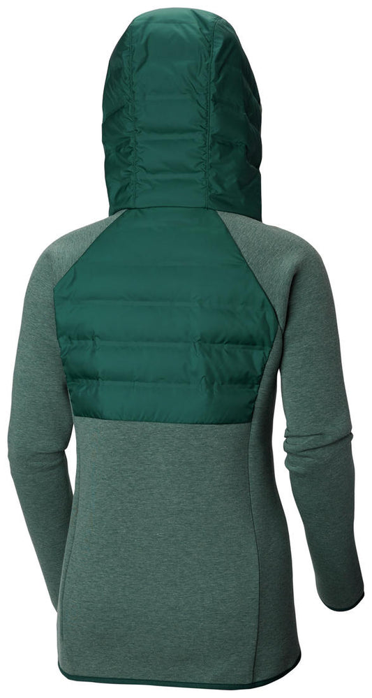 Columbia Women Green Northern Comfort Hybrid Hoodie