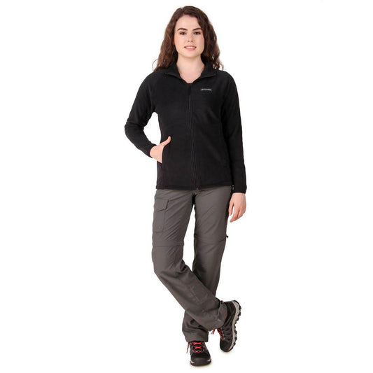 Columbia Women Black Basin Trail Fleece Full Zip