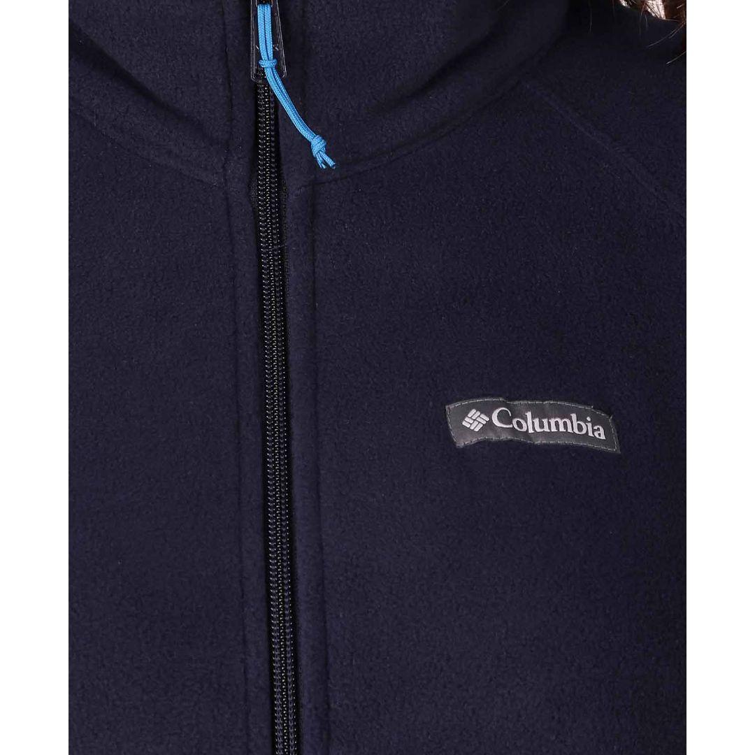Columbia Women Navy Blue Basin Trail Fleece Full Zip