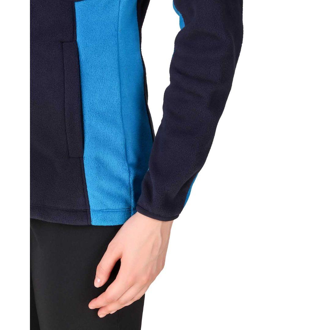 Columbia Women Navy Blue Basin Trail Fleece Full Zip