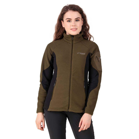 Columbia Women Olive Titan Pass 2.0 II Fleece