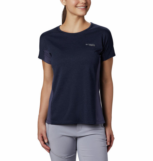 Columbia Women Navy Blue W Irico Knit SS T-Shirt