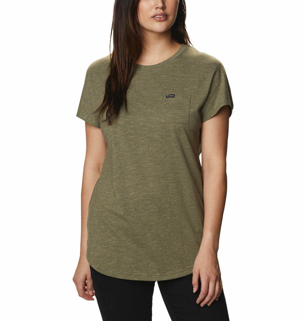 Columbia Women Green Cades Cape T-Shirt