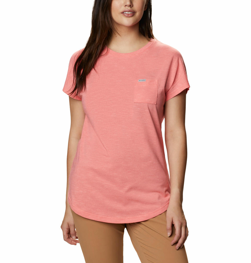 Columbia Women Pink Cades Cape T-Shirt