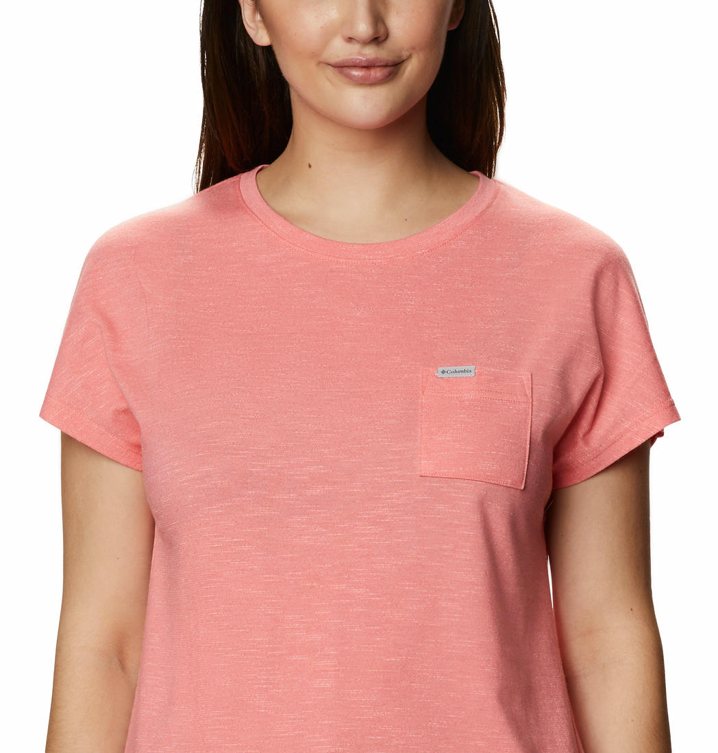 Columbia Women Pink Cades Cape T-Shirt