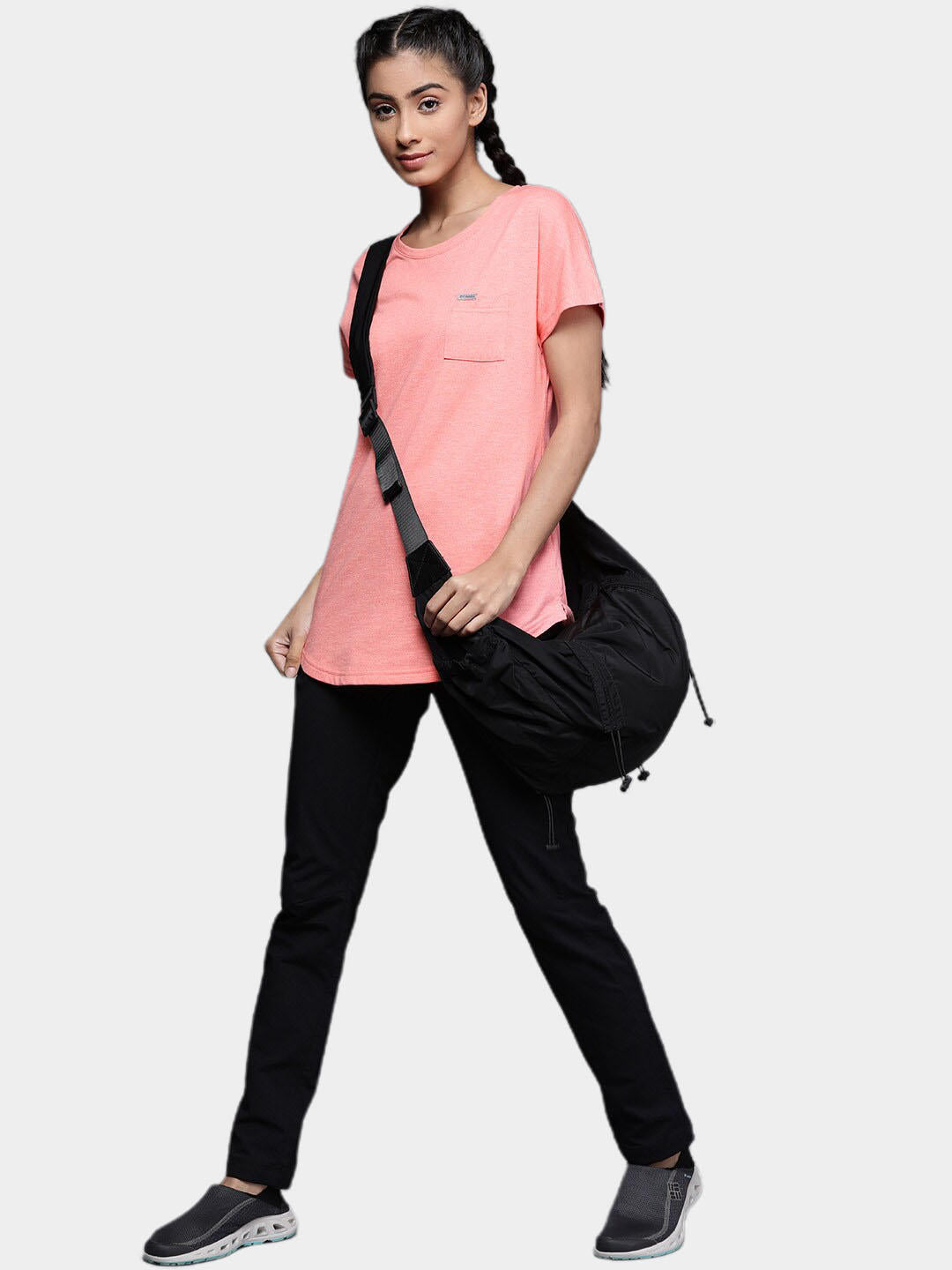 Columbia Women Pink Cades Cape T-Shirt