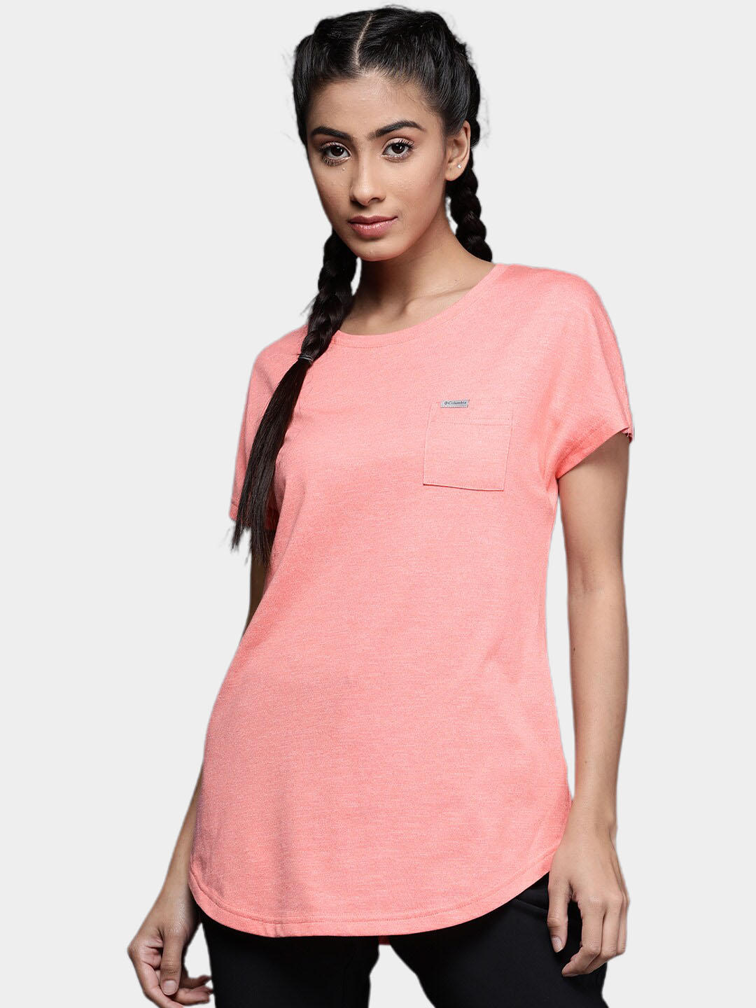 Columbia Women Pink Cades Cape T-Shirt