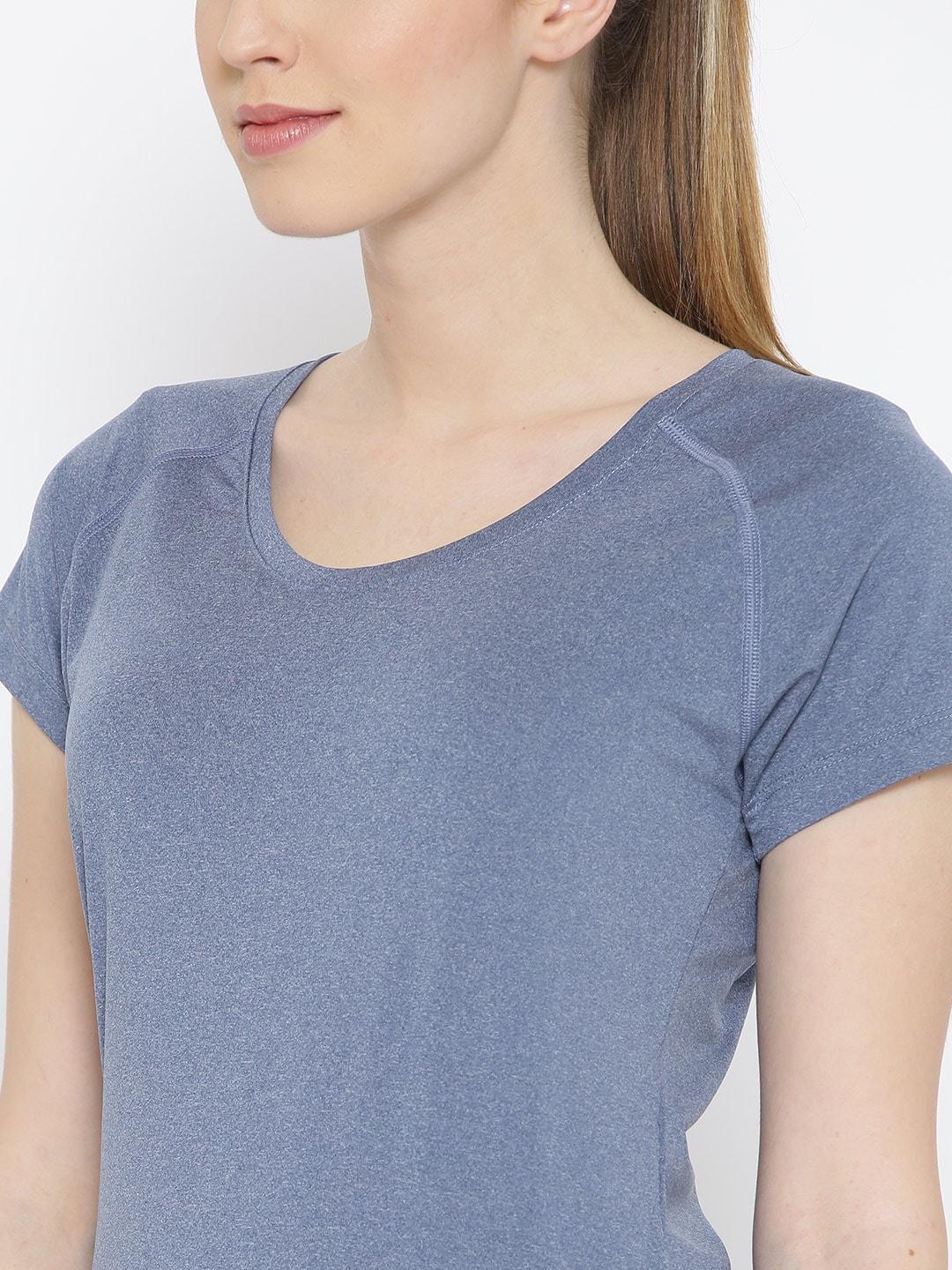 Columbia Women Blue Tuk Mountain Womens Short Sleeve T-Shirt