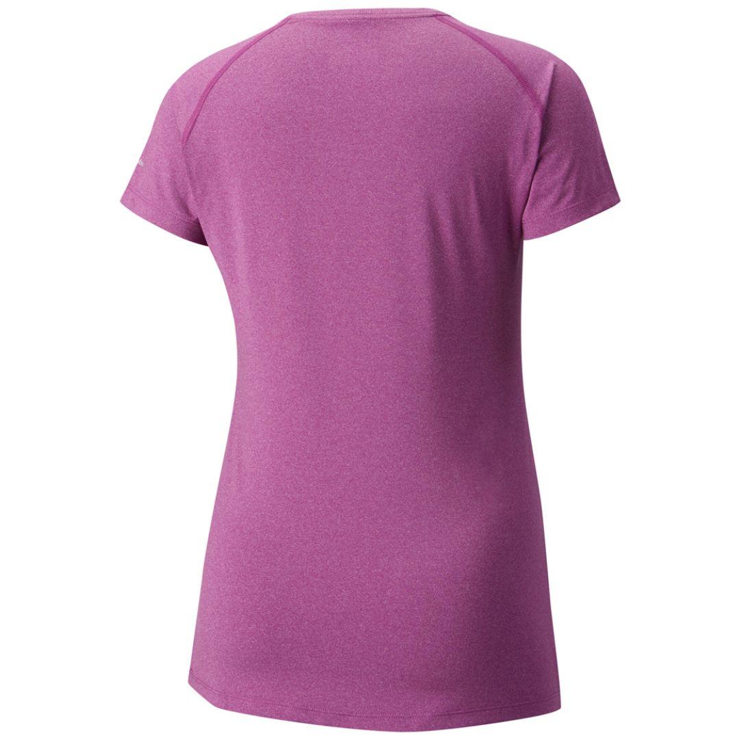 Columbia Women Purple Tuk Mountain Womens Short Sleeve T-Shirt