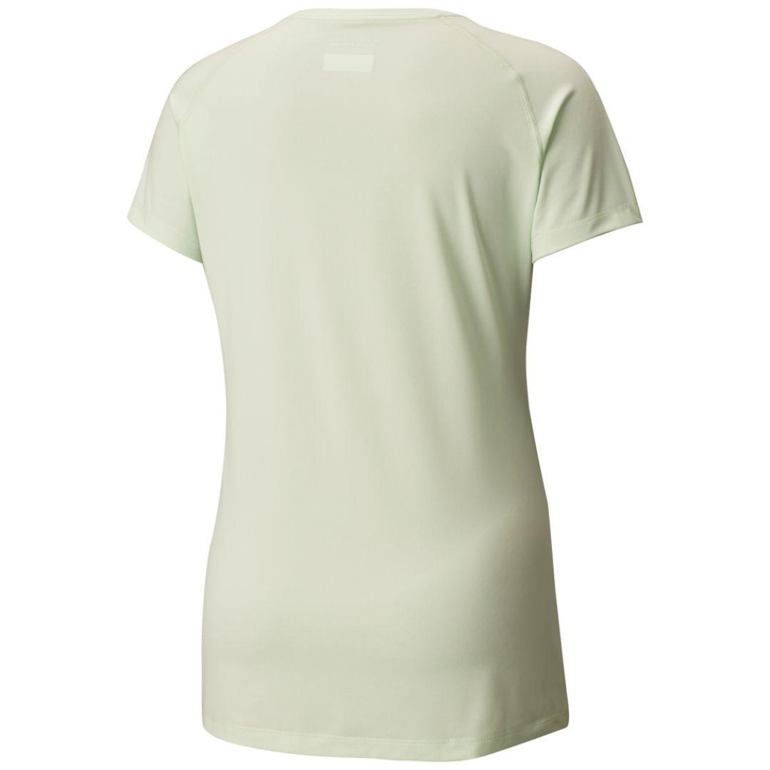 Columbia Women White Tuk Mountain Womens Short Sleeve T-Shirt