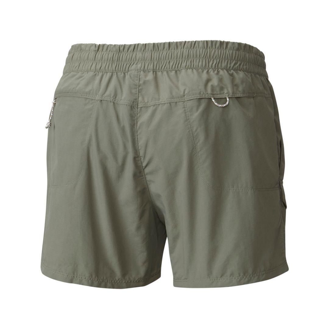 Columbia Women Green Silver Ridge Pull On Short (Sun Protection)