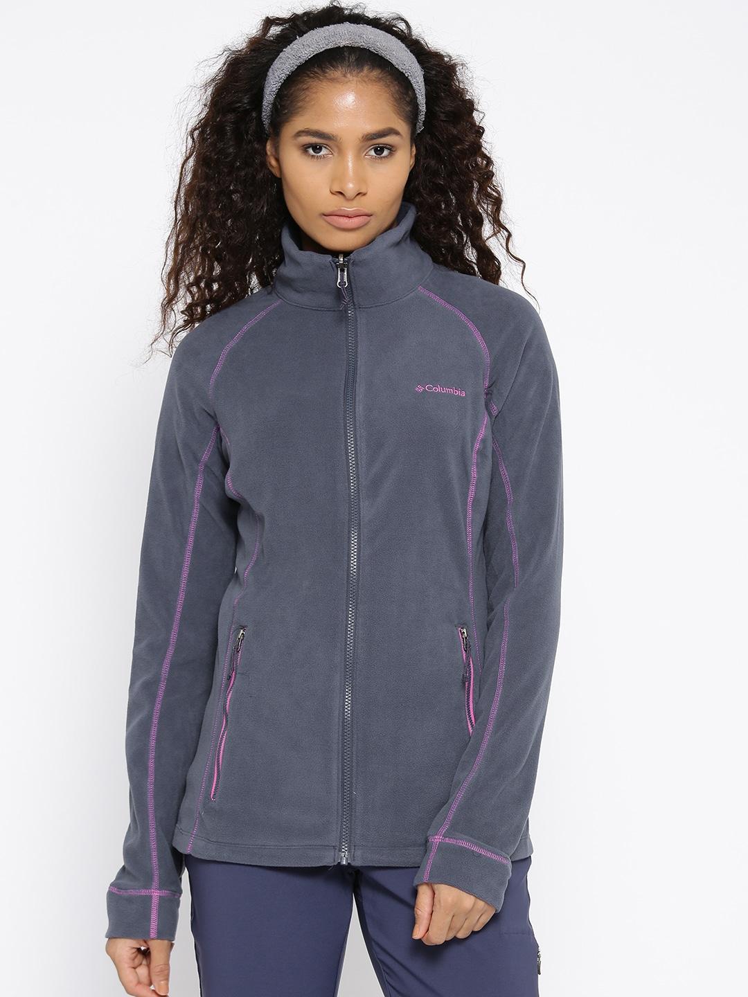 Columbia Women Purple Leadbetter Mountain Fleece Jacket