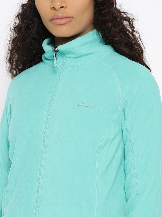 Columbia Women Yellow Leadbetter Mountain Fleece Jacket