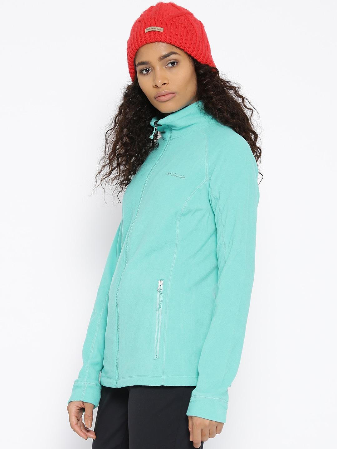 Columbia Women Yellow Leadbetter Mountain Fleece Jacket