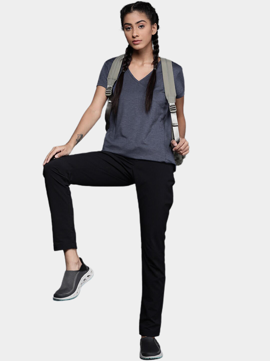 Columbia Women Blue Bryce SS T-Shirt