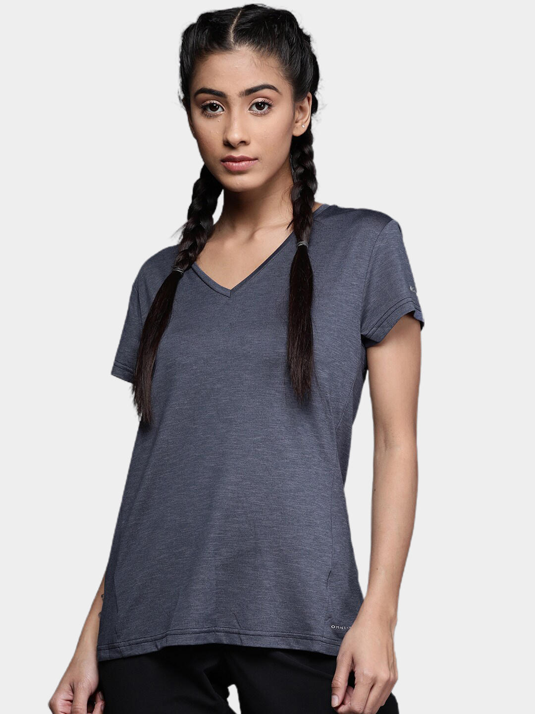 Columbia Women Blue Bryce SS T-Shirt