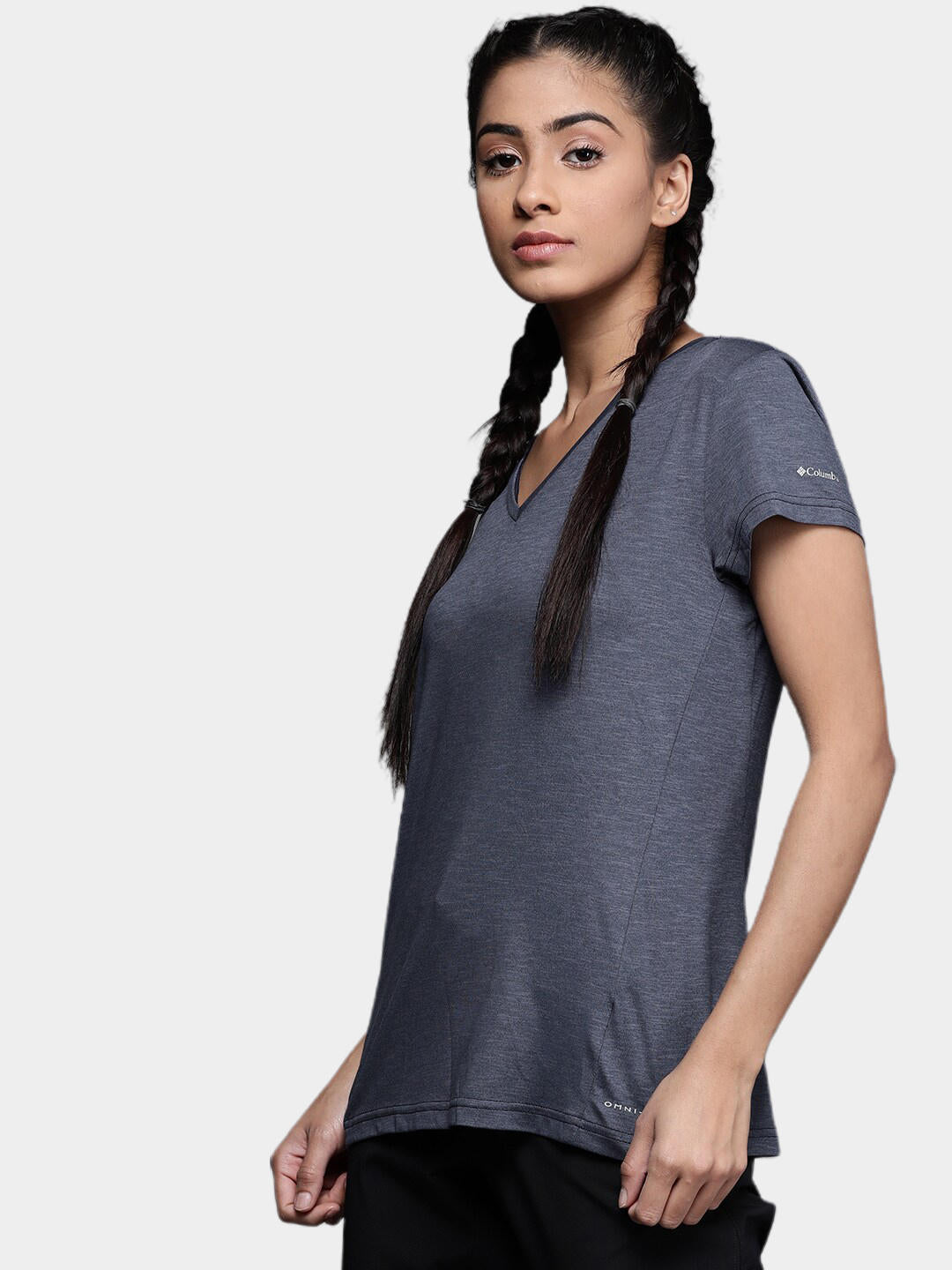 Columbia Women Blue Bryce SS T-Shirt