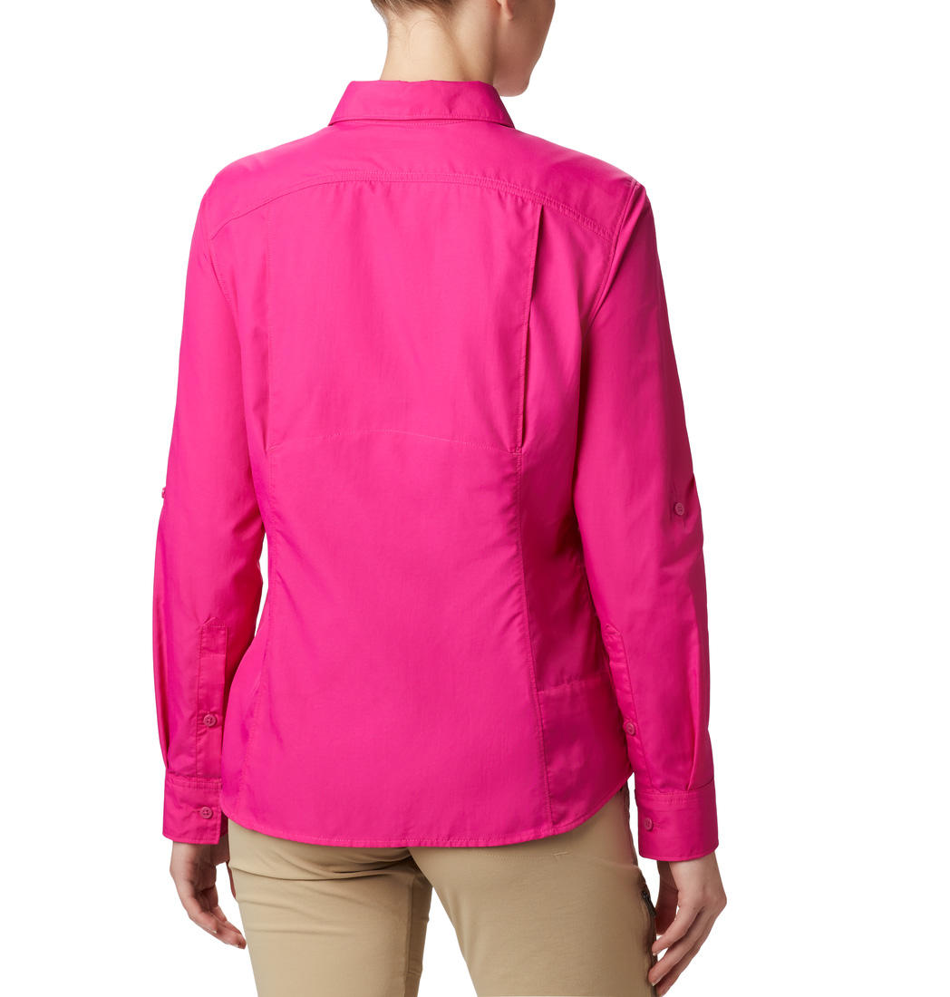 Columbia Women Pink Silver Ridge 2.0 Long Sleeve Shirts