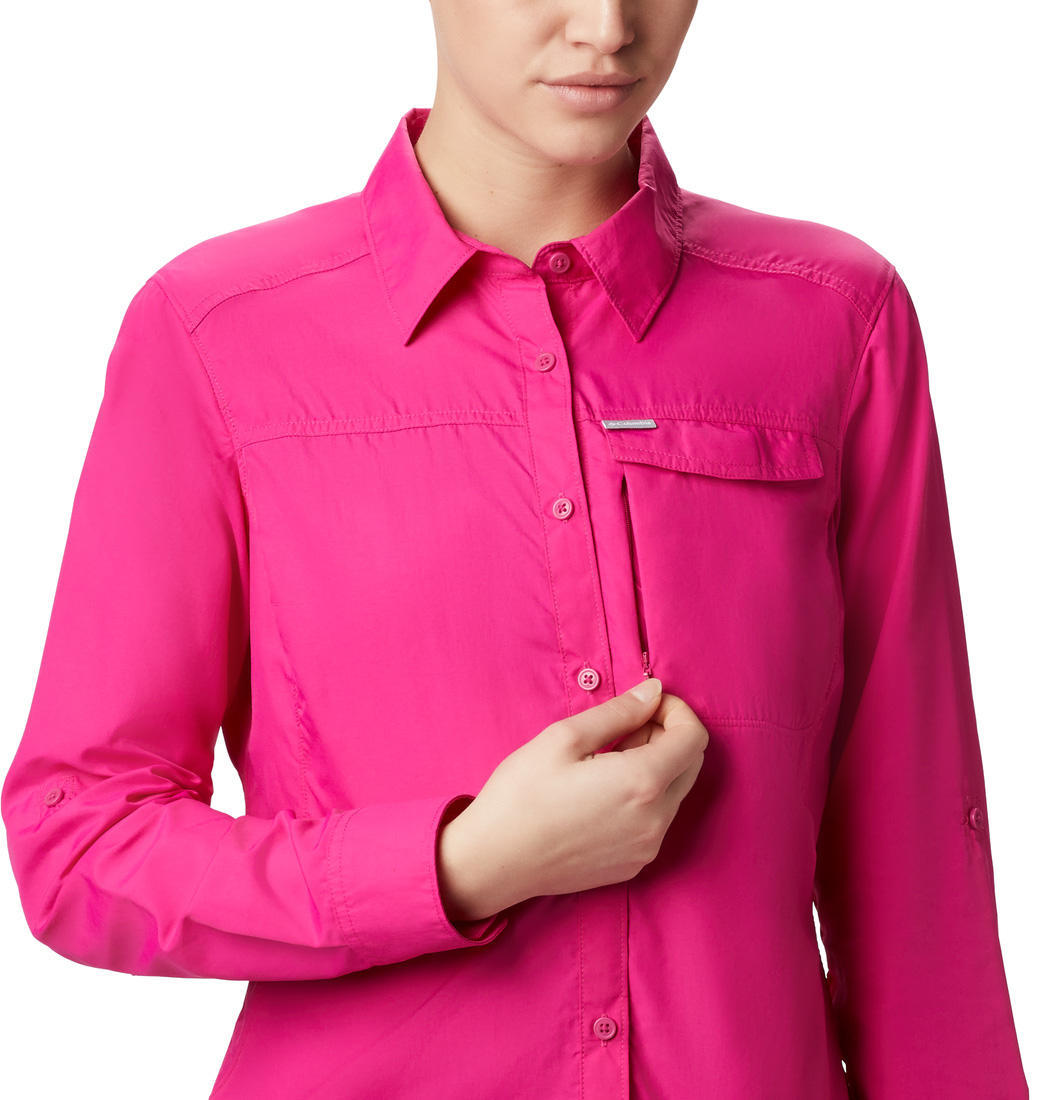 Columbia Women Pink Silver Ridge 2.0 Long Sleeve Shirts