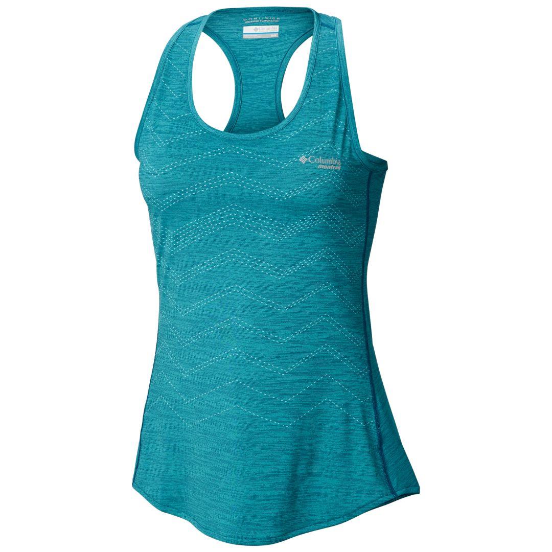 Columbia Women Red Omni-Wick Trinity Trail Tshirt