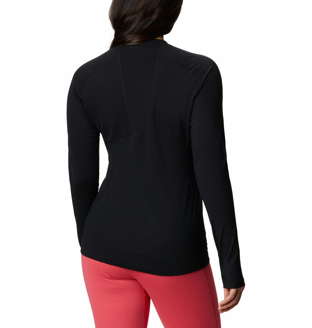 Columbia Women Black W Omni-Heat 3D Knit Crew II Baselayer Top