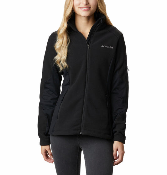 Columbia Women Black W Polar Powder Fleece FZ Fleece Jacket