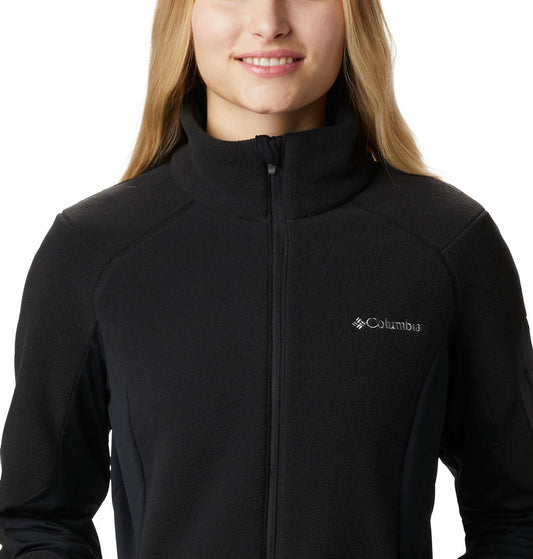 Columbia Women Black W Polar Powder Fleece FZ Fleece Jacket