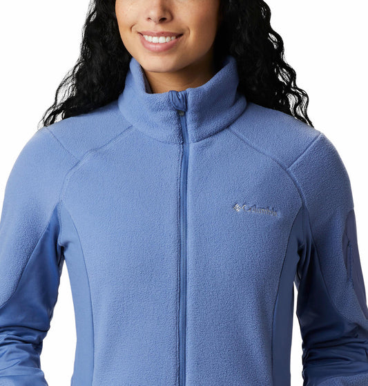 Columbia Women Blue W Polar Powder Fleece FZ Fleece Jacket