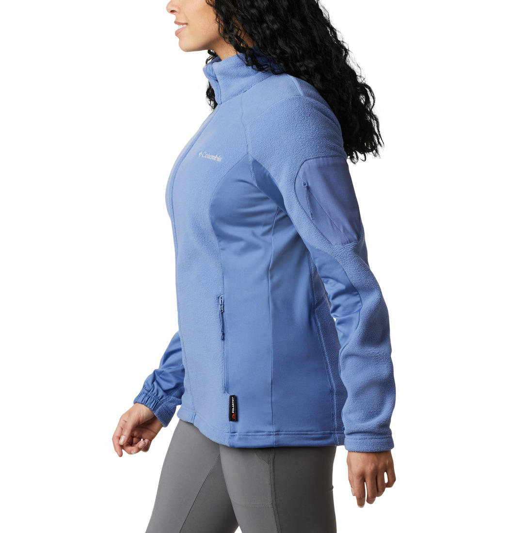 Columbia Women Blue W Polar Powder Fleece FZ Fleece Jacket