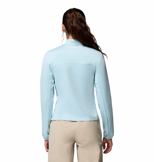 Columbia Women Blue Omni-Shade Sloan Crest Spacer Fleece Jacket