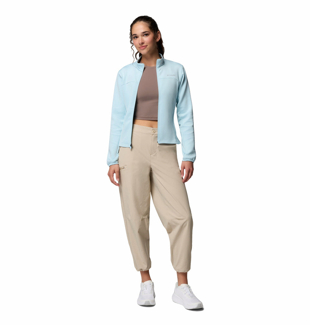 Columbia Women Blue Omni-Shade Sloan Crest Spacer Fleece Jacket