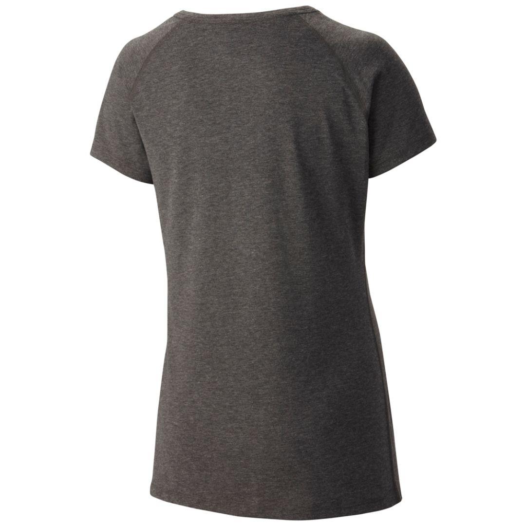 Columbia Women Black Silver Ridge Zero Short Sleeve Shirt